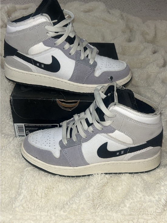 Jordan Other - Jordan High-Top Sneakers - White, Gray, Black